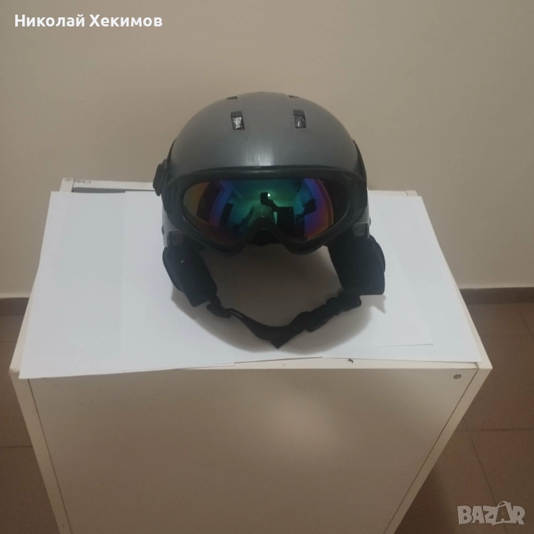Ски каска и очила, снимка 1