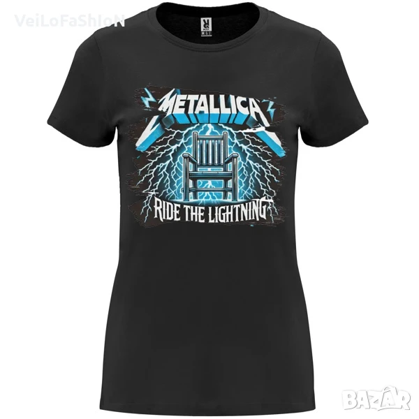 Нова дамска тениска на музикалната група Metallica - Ride the Lightning, снимка 1