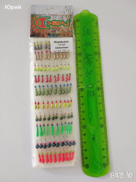  Комплект зимни примамки джигове 100 бр., снимка 1