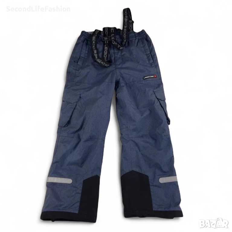 Ски панталони LEGO Wear Boys, сноуборд панталони, размер 140 см, 10-12 години сиви ветроустойчиви,, снимка 1