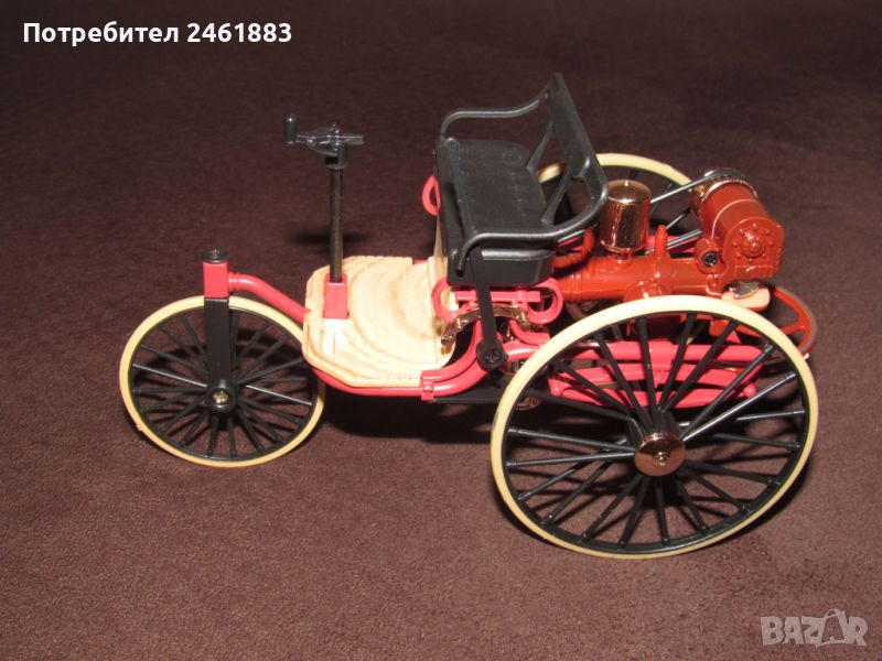 1/12 модел/макет Benz Patent Motor Car Model 1886., снимка 1