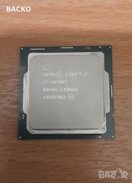 Процесор I7-10700T, снимка 1