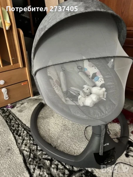 Бебешка електрическа люлка, снимка 1