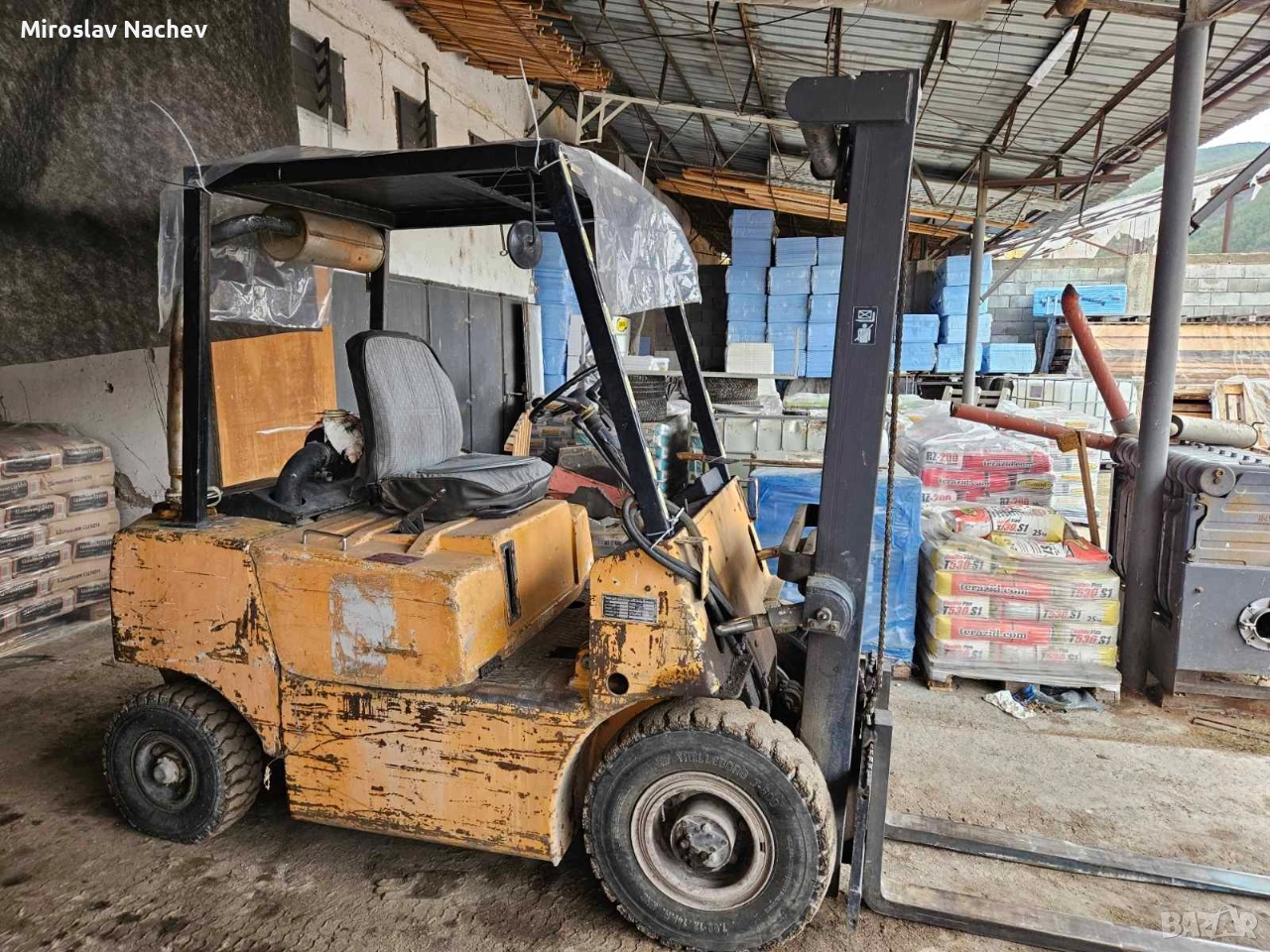 мотокар 2.5 тона полезен товар. ХДП и много други,двигател перкинс тройка.0899117032, снимка 1