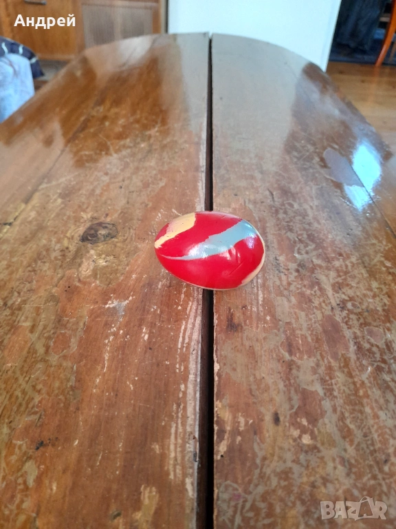 Старо дървено яйце #13, снимка 1