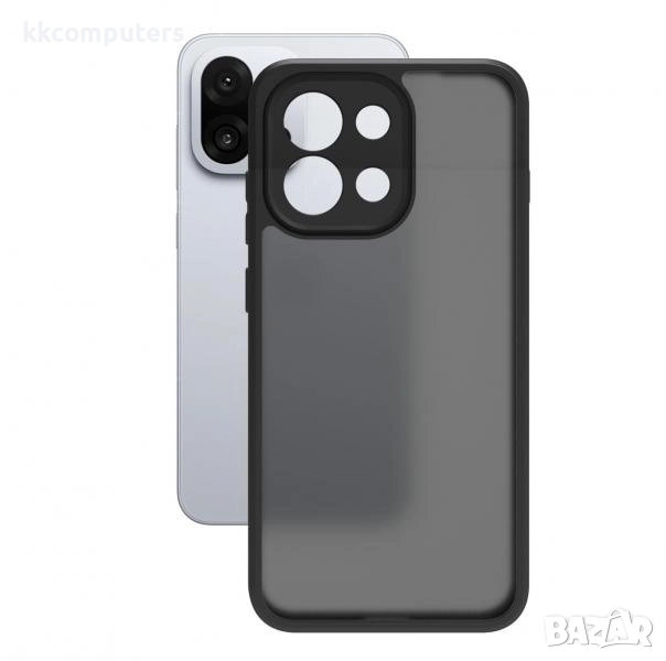Калъф Go Boy Акрилен Силикон Мат / Черна рамка / за iPhone 17 6.3 Баркод : 3132766, снимка 1