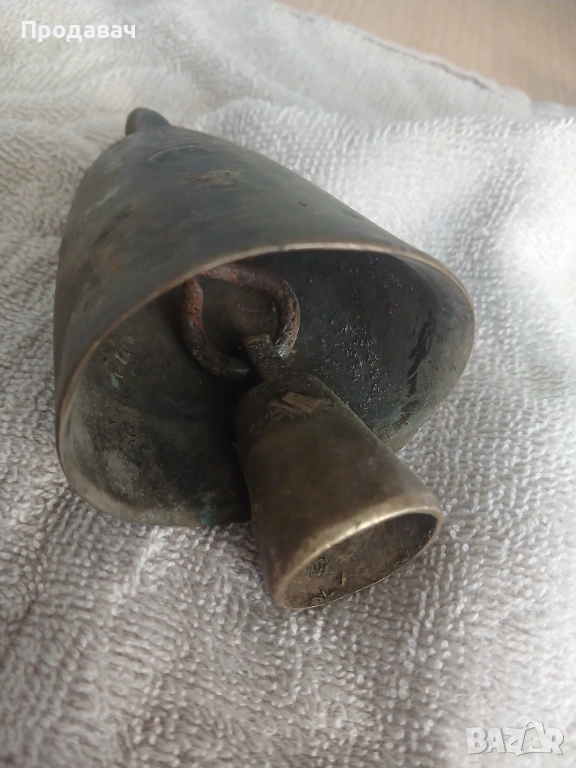 Стар бронзов звънец / чан, снимка 1