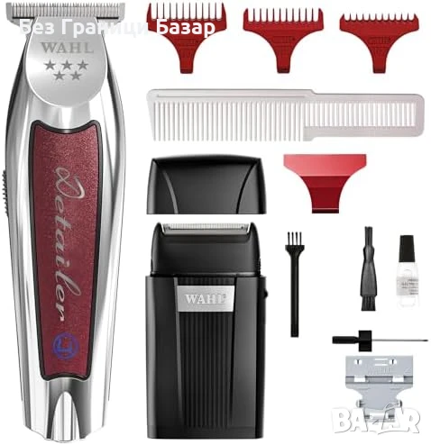 Нов Професионален Wahl тример + самобръсначка комплект безжични за мъж, снимка 1