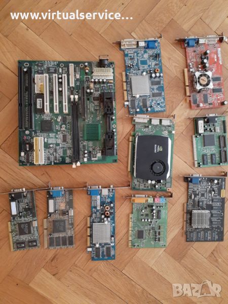 Антикварни К6, 8086, дъна, PCI, AGP карти......, снимка 1
