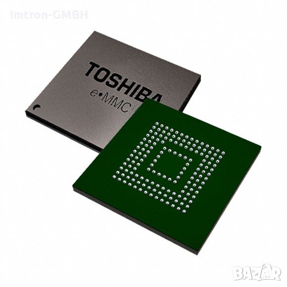 THGBMNG5D1LBAIT  Kioxia America 	 FLASH - NAND Memory IC 32Gbit eMMC 52 MHz 153-WFBGA (11x10), снимка 1