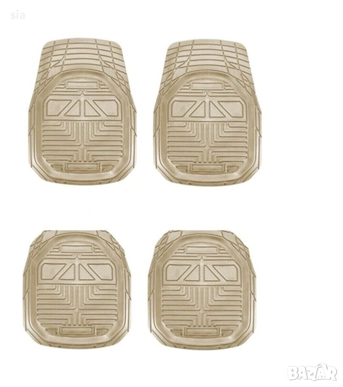 Гумени стелки универсални тип леген, бежави, снимка 1