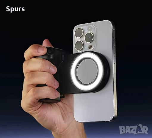 Магнитен селфи стик - допълнителна светлина, снимка 1