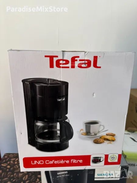 ❗️ЛИКВИДАЦИЯ ПОСЛЕДНИ 2 БРОЯ❗️ Кафемашина Tefal Тип продукт: Кафемашина; Кафемашина Tefal Uno Filter, снимка 1