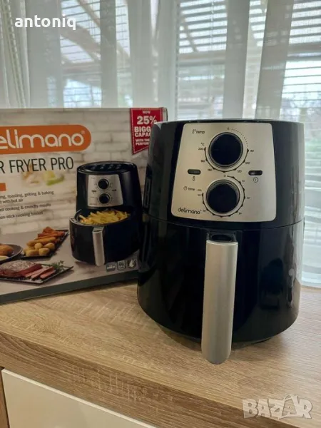 Delimano air fryer Pro (Еър фрайър) уред за здравословно готвене, снимка 1