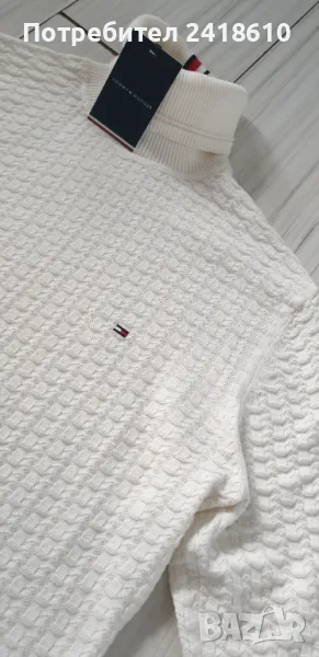 Tommy Hilfiger Cotton Knit POLO Mens Size L НОВО! ОРИГИНАЛ! Мъжки Памучен Пуловер Поло!, снимка 1