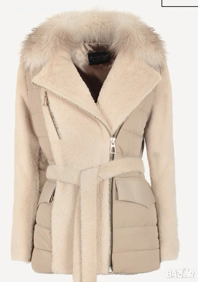 Дамско палто алпака , снимка 1