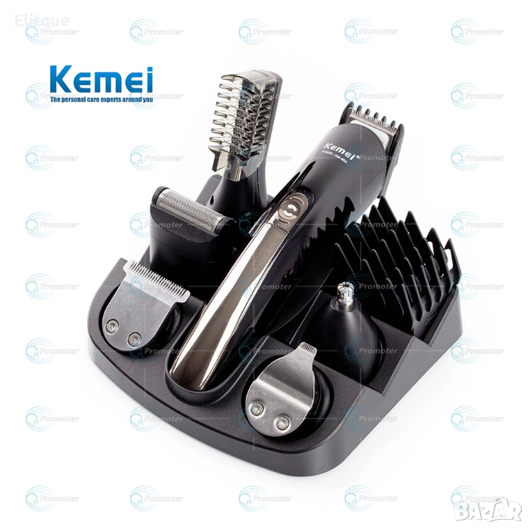 Машинка за подстригване тример с приставки KEMEI - 11в1, снимка 1