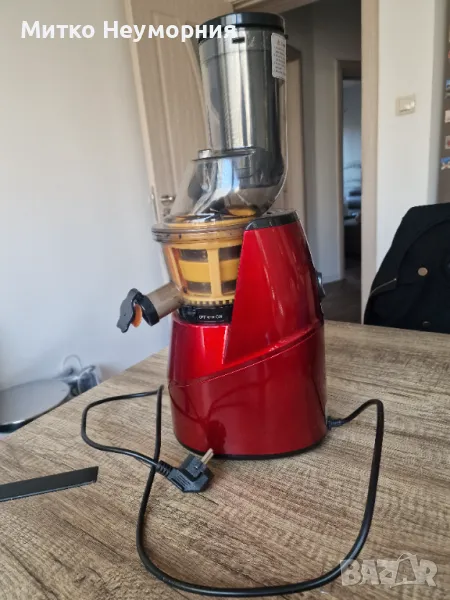 Сокоизстисквачка за плодове и зеленчуци Slow Juicer SAPIR SP 1160 K, 250W, Функция Reverse, Червен, снимка 1