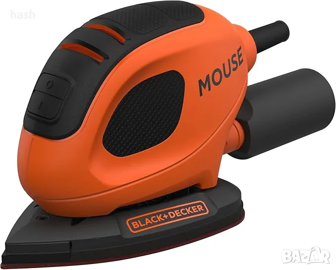 Мишка BLACK+DECKER BEW230BCA 55W шлифовъчна машина за детайли, скорост 11000RPM, диаметър на орбитат, снимка 1