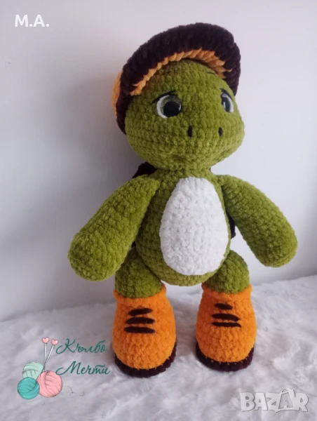 Костенурката Франклин - плетена играчка, снимка 1