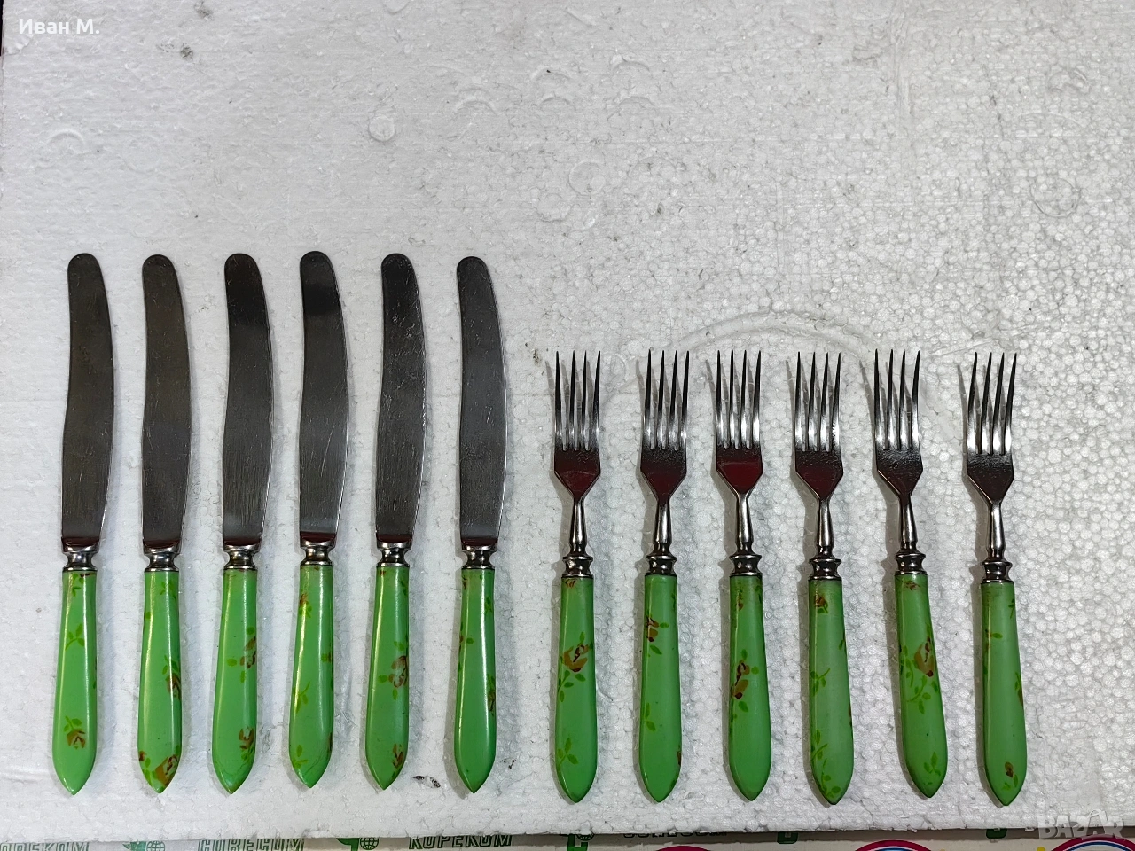 Винтидж комплект от ножове и вилици , снимка 1