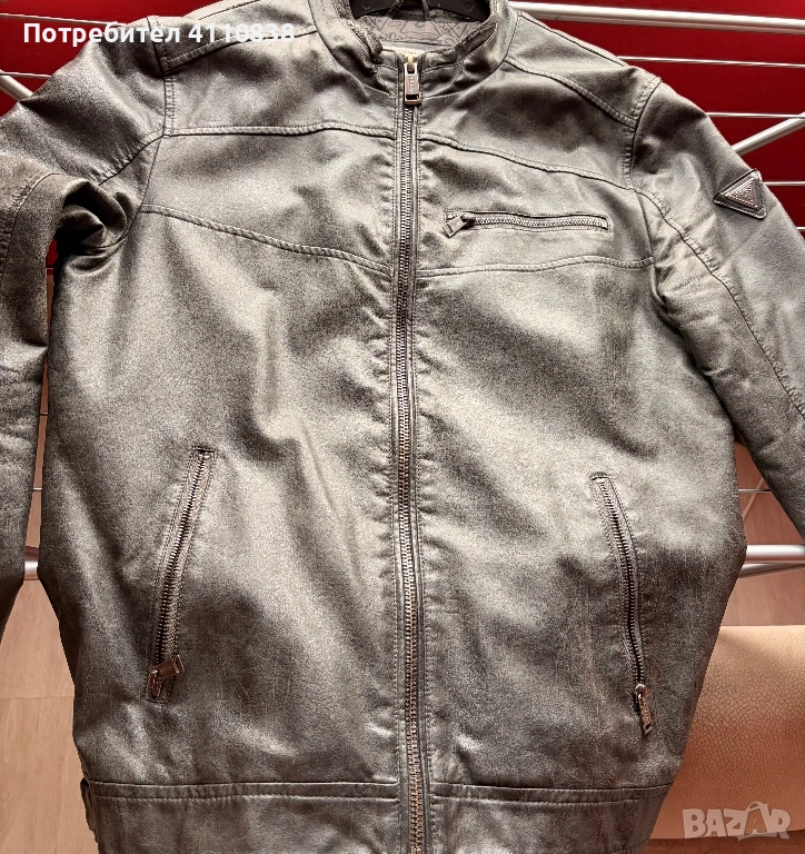 Мъжко Кожено Яке , снимка 1