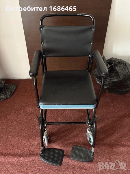 Комбинираният стол за баня и тоалетна, снимка 1