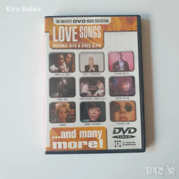 Love songs - Original hits & video clips , снимка 1