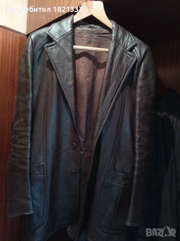 Мъжко кожено яке , снимка 1