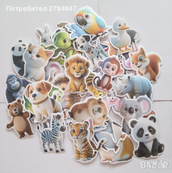 Стикери Сладки животни, снимка 1
