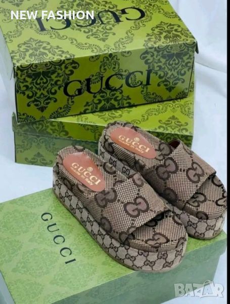 Дамски Чехли GUCCI , снимка 1