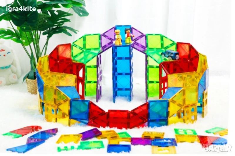 Налични нови магнитни конструктори и строители за изграждане на супер цени 80 ч. за 55лв, снимка 1