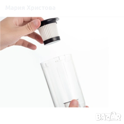 Акумулаторна домакинска ръчна прахосмукачка с 5 накрайника, снимка 2 - Прахосмукачки - 53583817