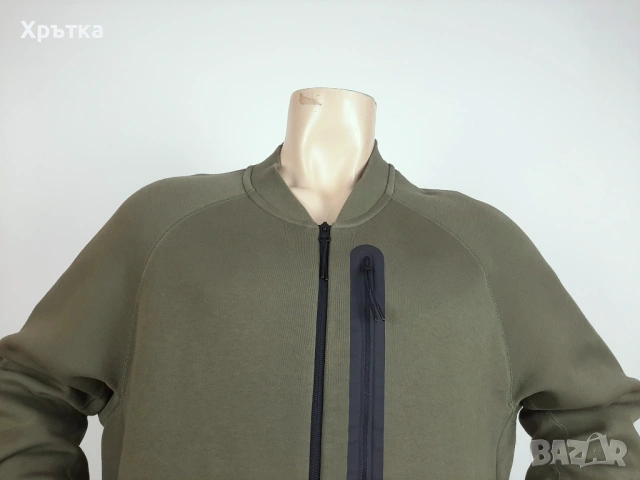 Nike Tech Fleece Bomber - Оригинално мъжко горнище размер 2XL-3XL, снимка 5 - Спортни дрехи, екипи - 53462936