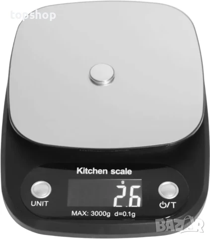 Нова кухненска везна, g/lb:oz/ml/fl.oz Везна за храна Кухненска теглилка от черна неръждаема стомана, снимка 4 - Тримери - 50493103