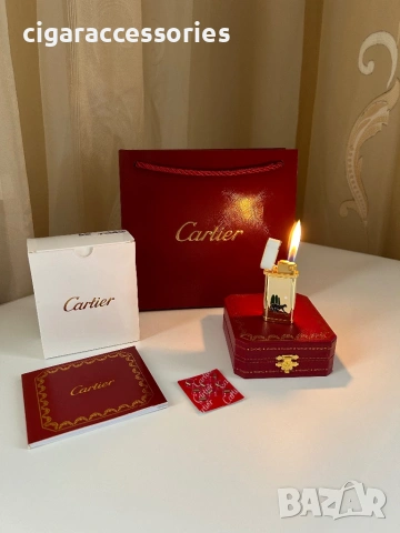 Cartier Panthère запалка – отлична, с кутия и документи, снимка 6 - Запалки - 54043265