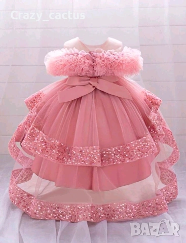 Рокля за момиче 6-9м нова, снимка 2 - Бебешки рокли - 53372720