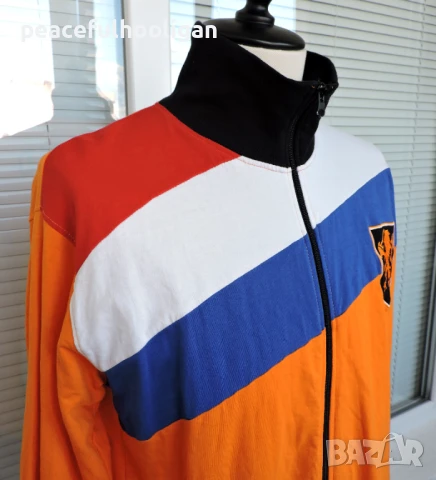 Holland Collection Vintage - мъжко спортно горнище на холандския национален отбор размер L , снимка 5 - Спортни дрехи, екипи - 50837100