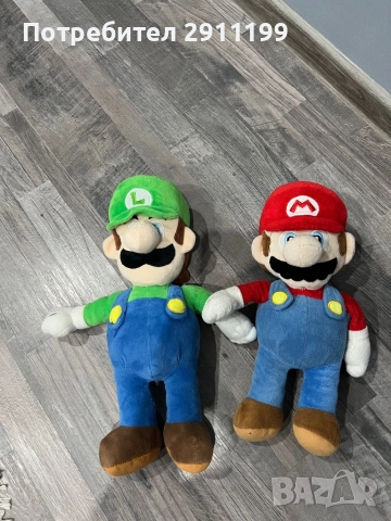 Плюшени играчки – Супер Марио и Луиджи, снимка 7 - Плюшени играчки - 52099331