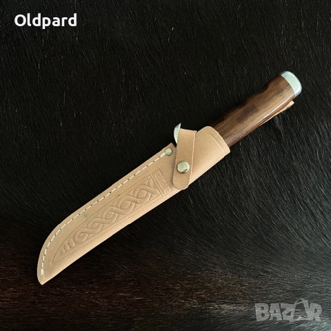 Античен ловен нож. В ново състояние (немска колекция). REHWAPPEN Linder (101), снимка 5 - Ножове - 52164758