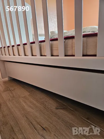 Детско легло Arbor Мече и матрак Pierre Cardin , снимка 6 - Бебешки легла и матраци - 50298671