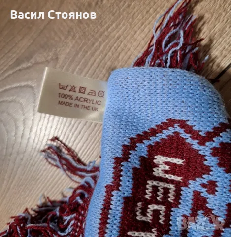 West Ham United / Уест Хям - футболен шал, снимка 4 - Фен артикули - 48433322