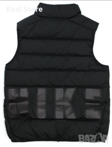 Nike Черен Мъжки Елек Найк , снимка 2 - Спортни дрехи, екипи - 52720627