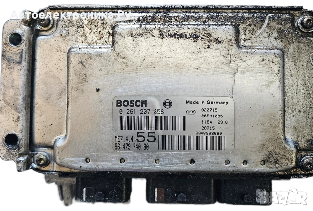 Компютър CITROEN C3 1.6 BOSCH, 0 261 207 858, 0261207858, 96 478 179 80, 9647817980, ME7.4.4 55