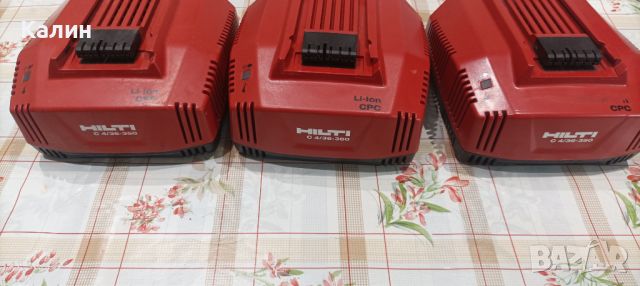 Зарядни за винтоверт: HILTI C 4/36-350 Li-Ion -, снимка 2 - Винтоверти - 46317064