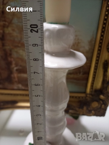 Порцеланов свещник с подарък. , снимка 7 - Декорация за дома - 52501076