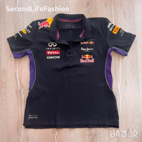 Дамска поло тениска Infiniti Red Bull Racing OTL Pepe Jeans Official Teamline размер XL