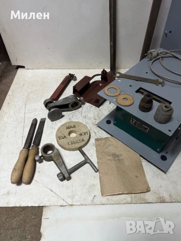 Руска хоби машинка УБДН - 1 абрихт/циркуляр/струг/шмиргел/борапарат , снимка 2 - Циркуляри - 45509950