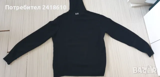 Emporio Armani EA7 Wool Knit POLO Mens Size 50 / L  ОРИГИНАЛ! Мъжки Вълнен Поло Пуловер!, снимка 13 - Пуловери - 49067379