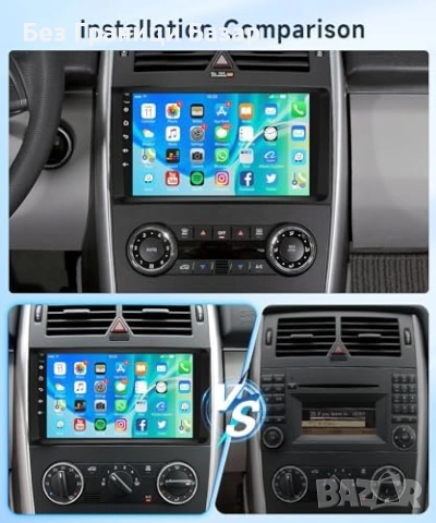 Нова Android навигация 9'' за кола Mercedes Sprinter Vito Viano GPS WiFi , снимка 3 - Друга електроника - 53017700